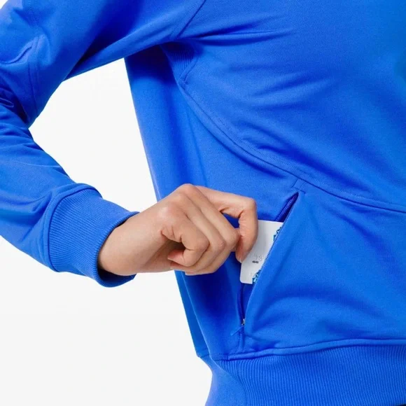 Lululemon City Sweat Crew Color: Wild Bluebell - Picture 3 of 8